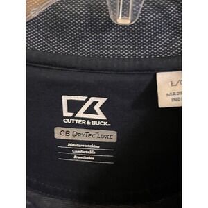 Cutter‎ and Buck golf polo shirt for men size L gray in color